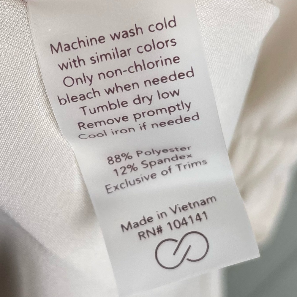 NEW Calia Racerback Midi Dress Birch Women's Size XL Drawstring Waist Athleisure - Picture 7 of 10